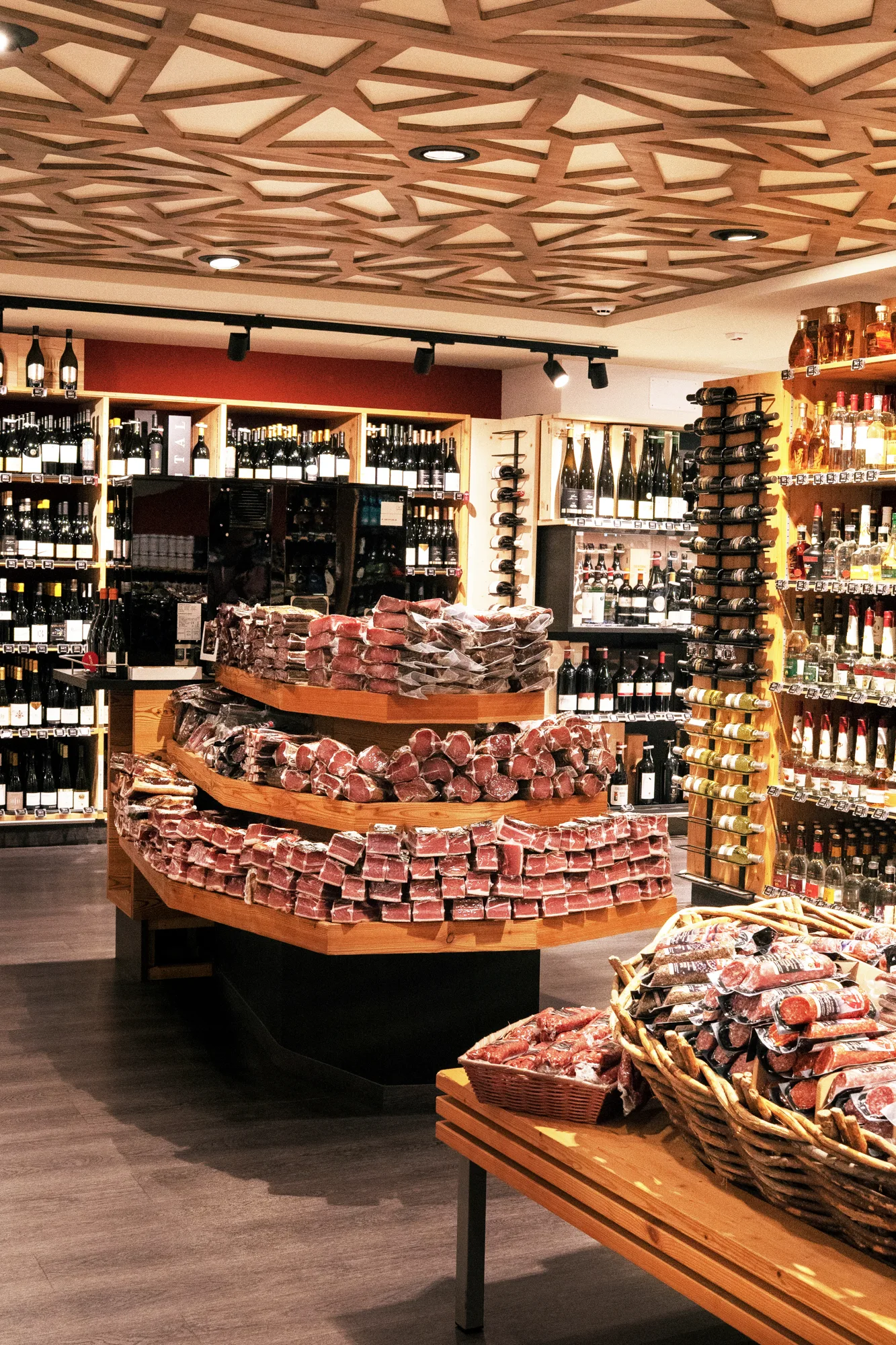 South Tyrolean bacon and cheese selection at Senoner Sartëur