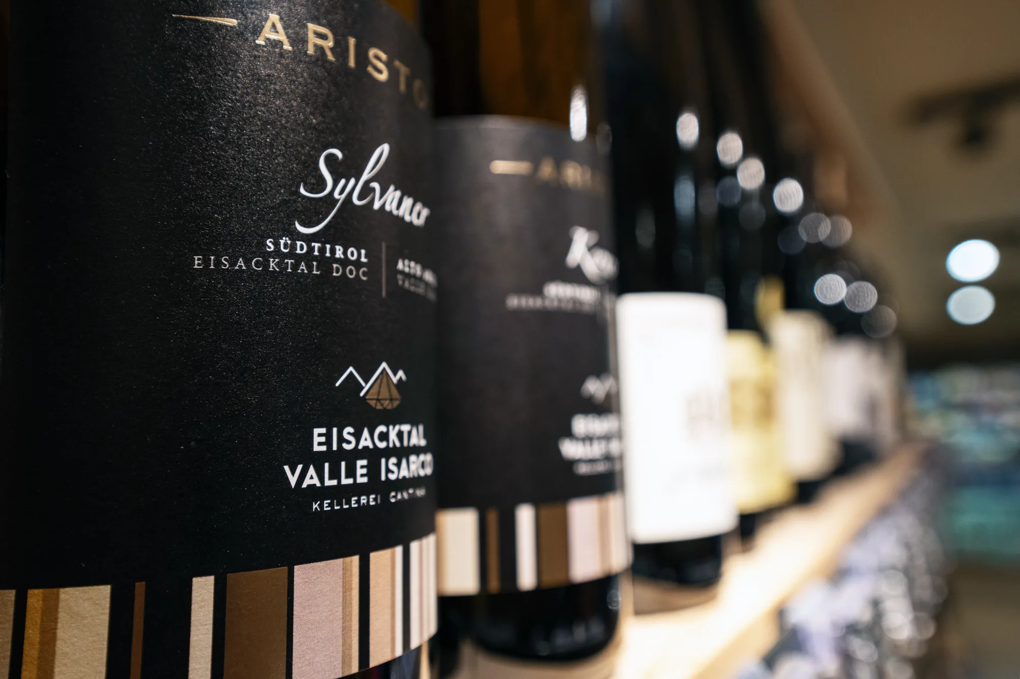 Selection of Lagrein, Gewürztraminer and other South Tyrolean wines