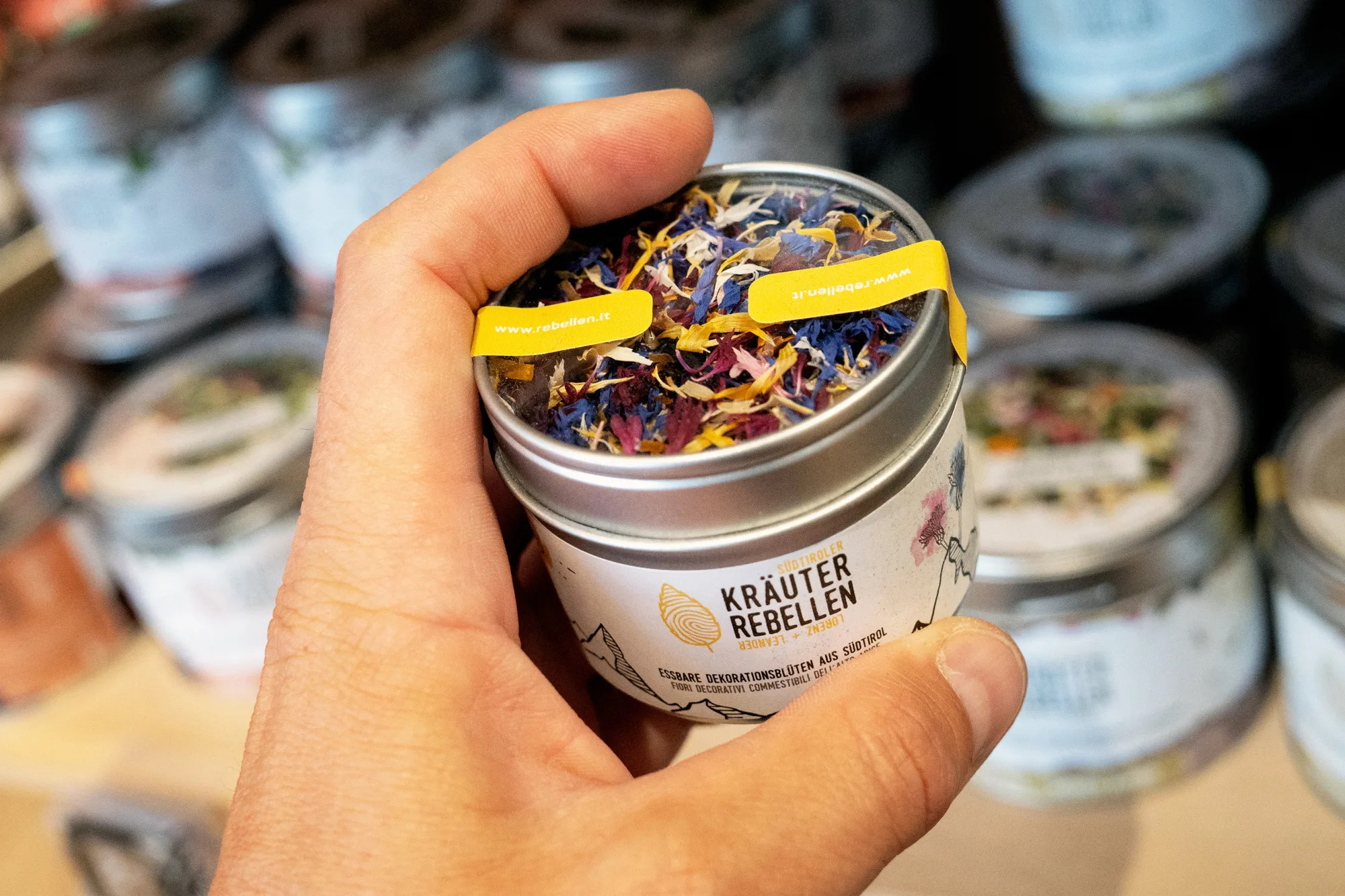 South Tyrolean herbs and spices – farm products from Dolomites