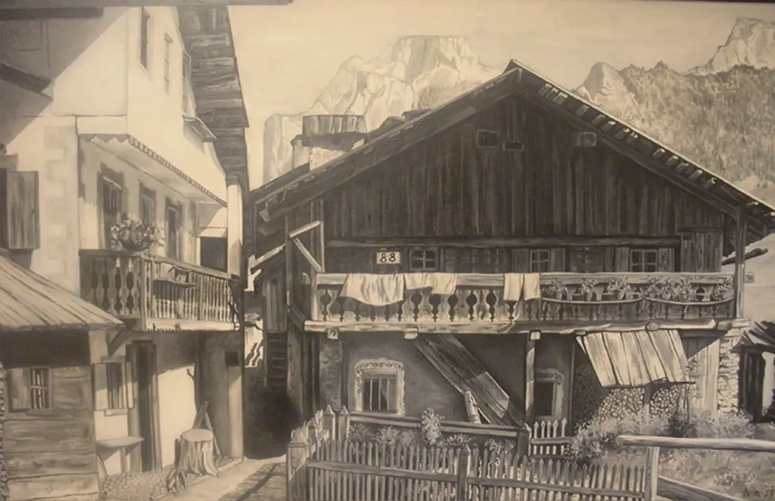 Casa Sarteur – historic building in Selva Val Gardena