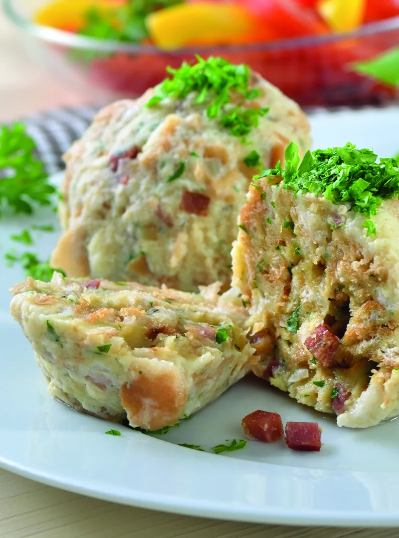 Homemade dumplings from the gourmet kitchen in Selva